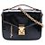 Louis Vuitton Black Shiny Epi and Monogram Reverse Mini Pochette Metis