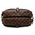 Louis Vuitton Marrone Damier Ebene Saumur 30 - vista 3