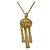 Autre Marque Collana in argento sterling placcato oro con pendente a nappa D'oro - vista 14