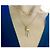 Autre Marque Collana in argento sterling placcato oro con pendente a nappa D'oro - vista 5