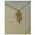 Autre Marque Collana in argento sterling placcato oro con pendente a nappa D'oro - vista 7