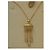 Autre Marque Collana in argento sterling placcato oro con pendente a nappa D'oro - vista 8