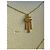 Autre Marque Collana in argento sterling placcato oro con pendente a nappa D'oro - vista 9