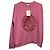 Balzac Paris Sweatshirt Rosa mit Santa-Grafik Pink