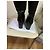 Autre Marque Sisley Botas altas de cuero negro con tacón de bloque - vista 9