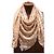 Cachecol Salvatore Ferragamo Seda e Viscose Padrão Floral Creme