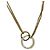 Tommy Hilfiger Collana Cerchi Intrecciati Oro D'oro