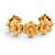 BRACCIALE VINTAGE RARO CHANEL MANCHETTE FLEURS METAL DORE 16 GOLD BANGLE 1970's D'oro - vista 2