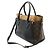 Borsa Louis Vuitton Monogram On My Side MM Nero - vista 2