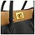 Borsa Louis Vuitton Monogram On My Side MM Nero - vista 8