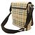 Borsa a tracolla in PVC e pelle Burberry Nova Check Marrone Beige - vista 2