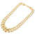 Collana Louis Vuitton Monogram Oro D'oro Metallico - vista 3