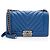 Borsa Boy Chanel Chevron in agnello Old Medium Blu