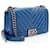 Borsa Boy Chanel Chevron in agnello Old Medium Blu - vista 2