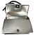 Borsa a tracolla Chanel Metallic Calfskin Quilted Medium Boy Flap Khaki Silver Argento Metallico - vista 10