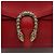 Borsa a tracolla Dionysus Medium in pelle e cristalli Gucci Rosso - vista 10