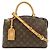 Borsa Louis Vuitton Monogram Petit Palais PM Marrone