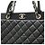 Borsa Tote Chanel Matelasse Coco Mark Nero - vista 9