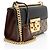 Piccola borsa a tracolla Gucci GG Supreme Padlock Marrone Beige - vista 2