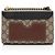 Piccola borsa a tracolla Gucci GG Supreme Padlock Marrone Beige - vista 3