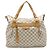 Borsa Tote Louis Vuitton Damier Azur Evora MM Marrone Beige