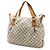 Borsa Tote Louis Vuitton Damier Azur Evora MM Marrone Beige - vista 2