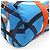 Borsa Hermès Cavalcadour Airsilk Duffle 38 Blu - vista 3