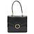 Céline Borsa a mano Celine Gancini in pelle con patta Nero