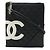 Chanel Cambon Line Coco Mark Schultertasche Medium Schwarz
