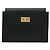 Hermès Monedero compacto Hermes Kelly Pocket Negro
