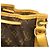 Borsa a Spalla Louis Vuitton Monogram Noe Marrone - vista 5