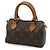 Borsa Louis Vuitton Monogram Mini Speedy Marrone - vista 2