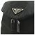 Prada Re-Nylon Lederrucksack Schwarz - Ansicht 9
