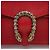 Bolso de hombro Dionysus Medium de cuero y cristal Gucci Roja - vista 10