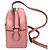 Borsa a tracolla Gucci Guccissima Camera in pelle rosa - vista 3