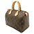 Borsa Boston Mini Louis Vuitton Monogram Speedy 25 Marrone - vista 2