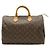 Borsa Louis Vuitton Monogram Speedy 35 Marrone