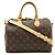 Borsa Louis Vuitton Monogram Speedy Bandouliere 25 Marrone
