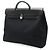 Hermès Hermes Toile Officier Leather Herbag MM Nero - vista 2