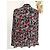Ba&Sh Bluse mit Blumenmuster - Schwarz, Rot & Rosa Pink - Ansicht 12