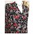 Ba&Sh Bluse mit Blumenmuster - Schwarz, Rot & Rosa Pink - Ansicht 15