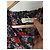 Ba&Sh Bluse mit Blumenmuster - Schwarz, Rot & Rosa Pink - Ansicht 20