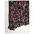Ba&Sh Bluse mit Blumenmuster - Schwarz, Rot & Rosa Pink - Ansicht 4