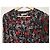 Ba&Sh Bluse mit Blumenmuster - Schwarz, Rot & Rosa Pink - Ansicht 6