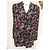 Ba&Sh Bluse mit Blumenmuster - Schwarz, Rot & Rosa Pink - Ansicht 9