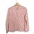 Sézane Bluse mit Blumenmuster in Rosa und Weiß Pink