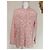 Sézane Bluse mit Blumenmuster in Rosa und Weiß Pink - Ansicht 12