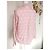 Sézane Bluse mit Blumenmuster in Rosa und Weiß Pink - Ansicht 19