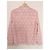 Sézane Bluse mit Blumenmuster in Rosa und Weiß Pink - Ansicht 7