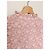 Sézane Bluse mit Blumenmuster in Rosa und Weiß Pink - Ansicht 9